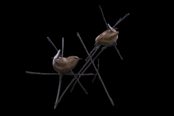 Pair of Wrens in Sticks (Edition 22/24)