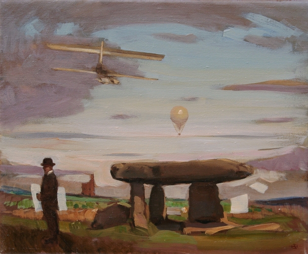 British Artist Alan Kingsbury - Lanyon Quoit