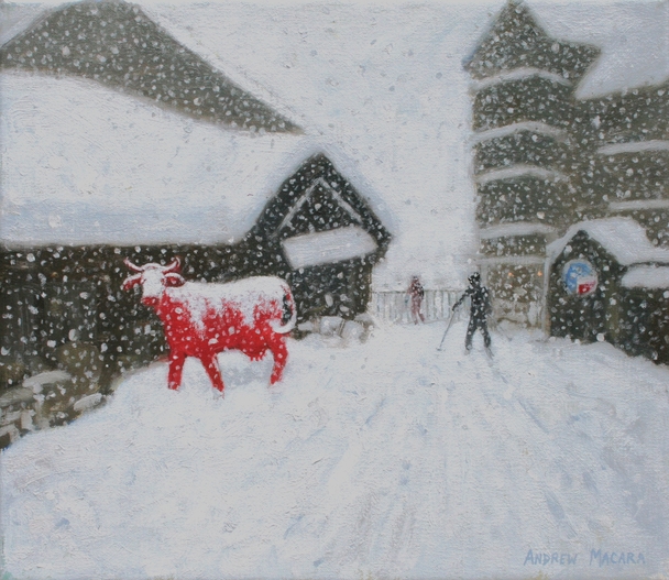 ANDREW MACARA  - la vache rouge, les arcs, france