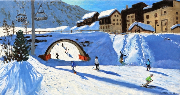 The Bridge, Looking Uphill, Tignes