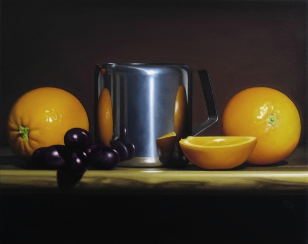 Still Life with Tankard and Oranges