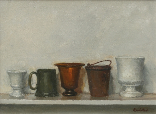 Five Objects on a Shelf