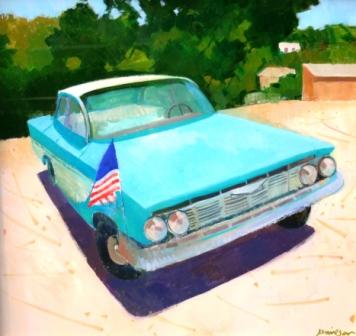 CHARLES JAMIESON - turquoise chevrolet