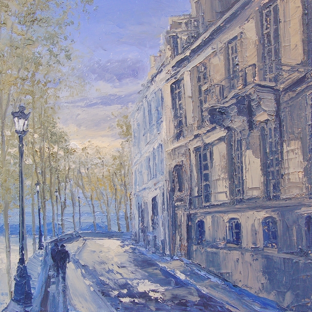 Evening Light, Quai de Bourbon