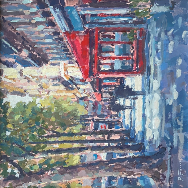 Summer Morning, Boulevard Saint-Germain