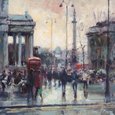 DAVID FARREN - clearing skies towards trafalgar square