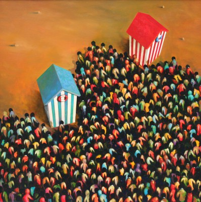 Scottish Artist DAVID SCHOFIELD - The Seaside