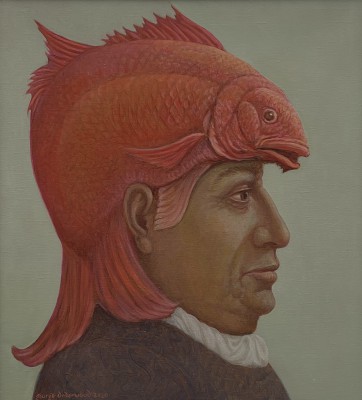 British Artist George Underwood - Ruby Fish