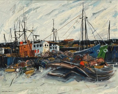 Scottish Artist Hamish Macdonald - Pittenweem Harbour