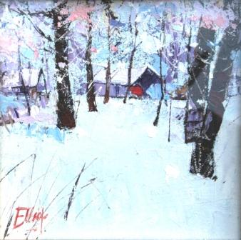 IAN ELLIOT - winter study, pollok park