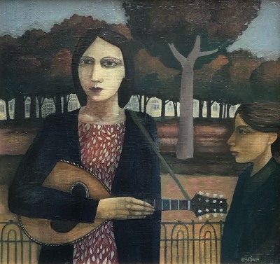 IAN MCWHINNIE - girl with mandolin