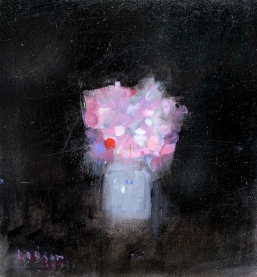 British Artist Janet Ledger - Sweet Peas