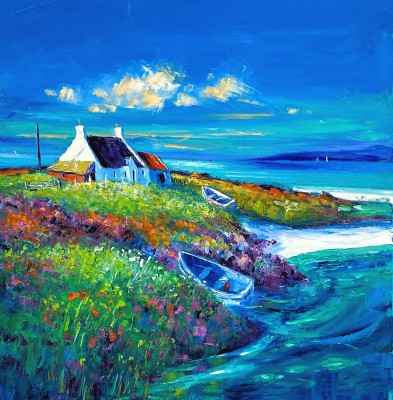 JEAN FEENEY - summer cloud over loch ewe