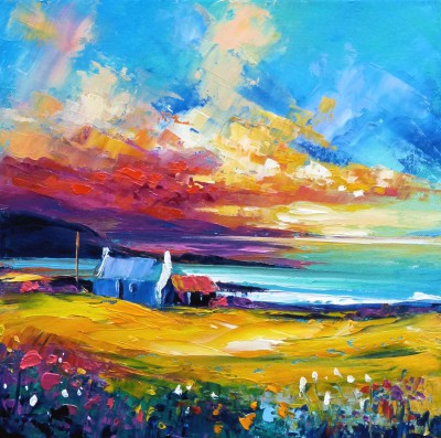 JEAN FEENEY - sunset over kintyre