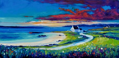 JEAN FEENEY - wild sunset, isle of mull