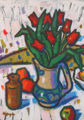 JOAN GILLESPIE - red tulips