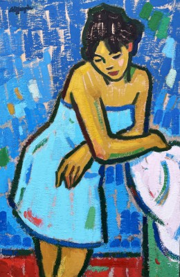 Blue Bather