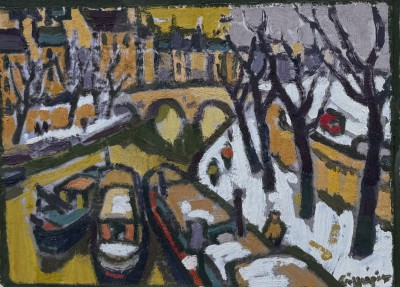 Study for Barges on the Seine