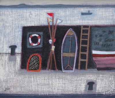 Sea Wall with Life Belt