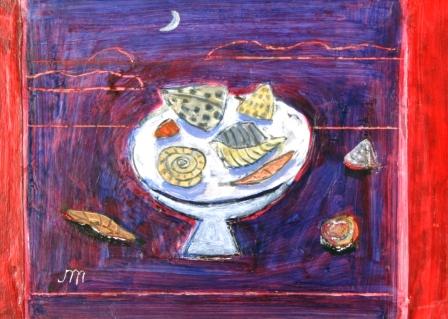 Compotier with Shells