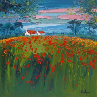 LYNN RODGIE - pink sky, aberlady