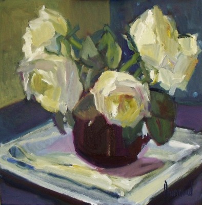 MARION DRUMMOND - white roses