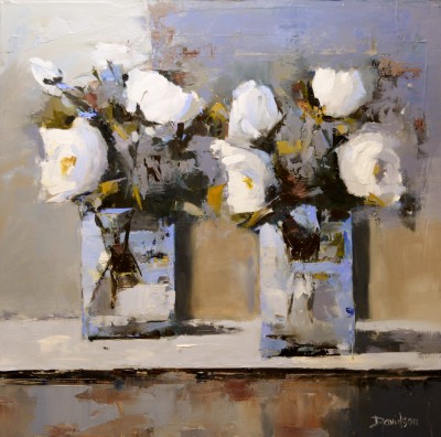 White Roses in Summer