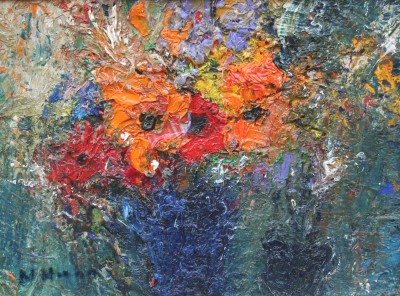 NAEL HANNA - blue vase