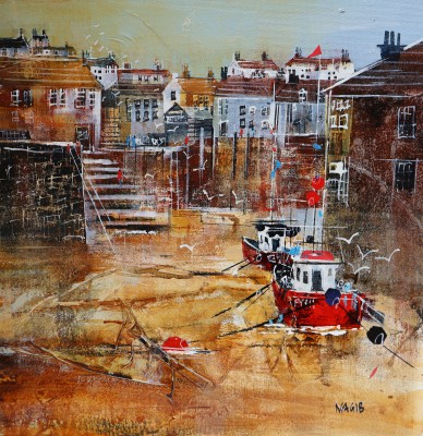 Cottages and Boats, Polperro