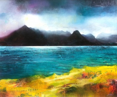 Cloud break over the Cullins