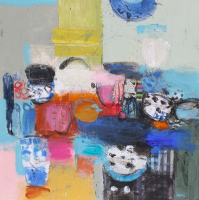 Table and Chinese Vase