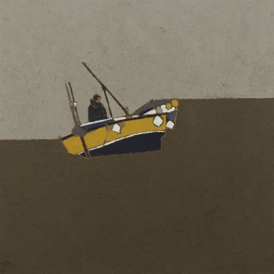 Fisherman and Boats - St Ives Harbour