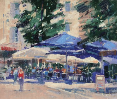 Blue Parasols, Aix en Provence