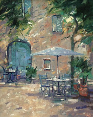 Shaded Courtyard, Provence
