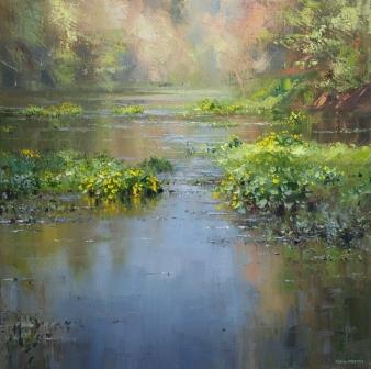 REX PRESTON - sunny day, bradford dale, derbyshire