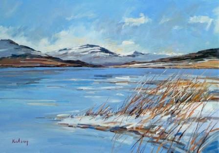 ROBERT KELSEY - loch laggan in winter