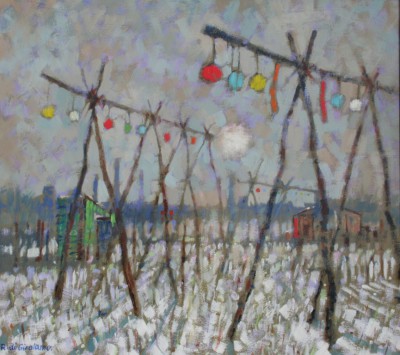 British Artist Romeo di Girolamo - Bean Poles