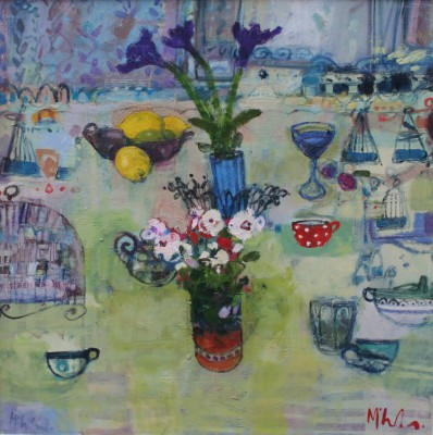 Still Life with Polkadot Tea Cup