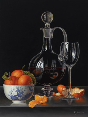 Decanter with Mandarins