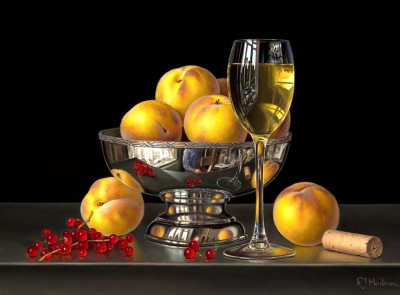 White Wine, Redcurrants and Peaches