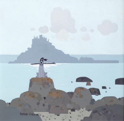 British Artist Sasha Harding - Fetch, St Michaels Mount