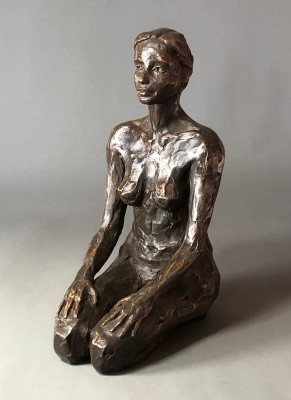 British Sculptor Stuart Anderson - Kneeling Figure (1/15)