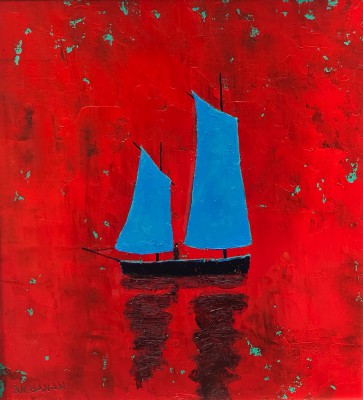 STUART BUCHANAN - red and blue