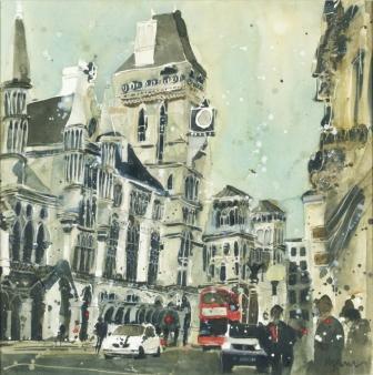 SUSAN BROWN - the royal courts of justice, london