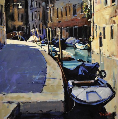 Scottish Artist Tom Watt - Corner Sunlight, Venice