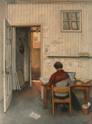 British Artist Charles Hardaker - The Scholar