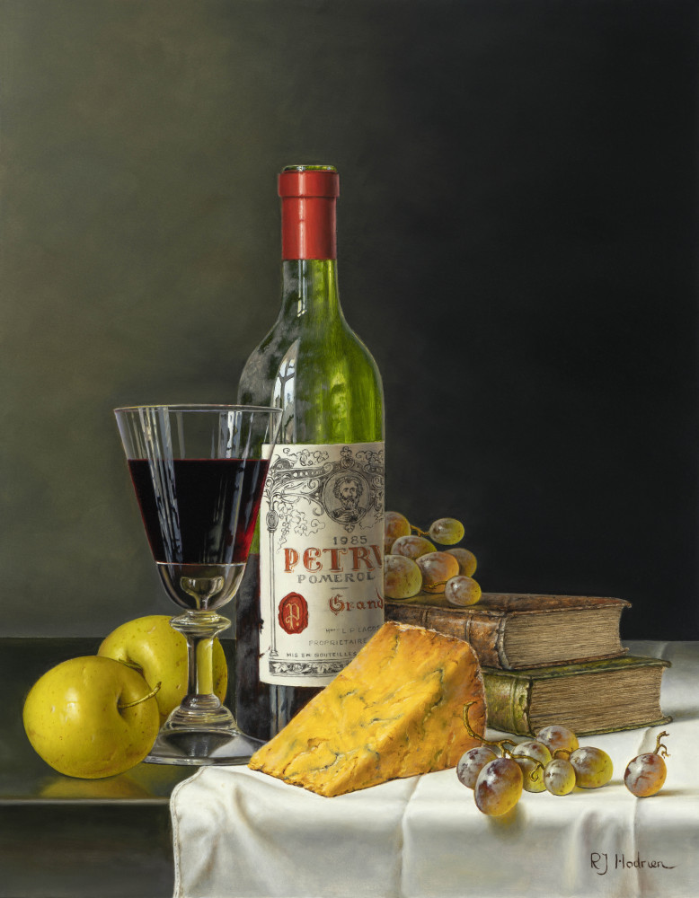 Petrus with Cheese and Books